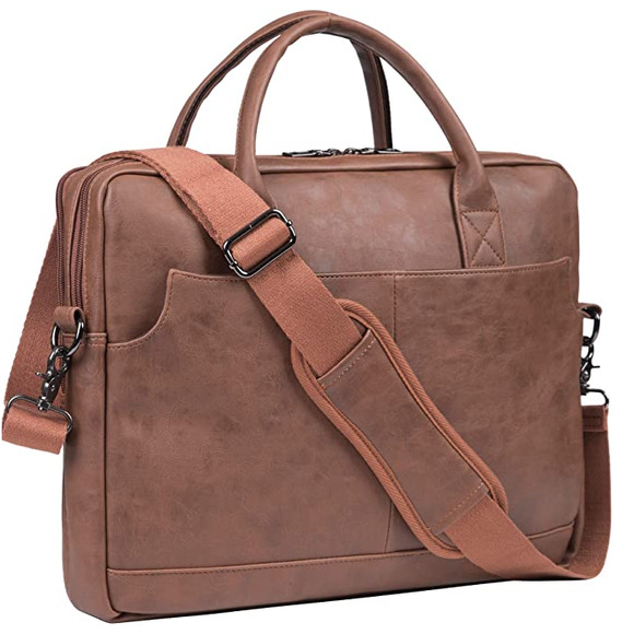 NEW! Stylish Leather Limpton Buisness Satchel - Picture 2 of 6